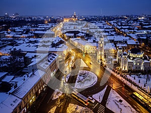 Winter in Timisoara, Romania