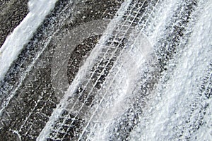 Winter Tire Marks