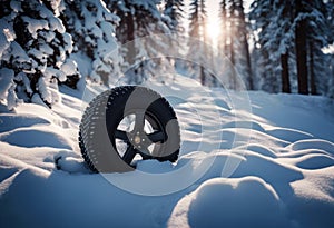 winter tires mountains tire wheel car drive safety vehicle road auto white ice transport transportation danger slippery automobile