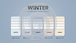 Winter tone colour schemes ideas.Color palettes are trends combinations and palette guides this year, a table color shades in RGB