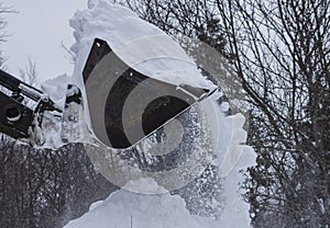 Winter Tractor bucket