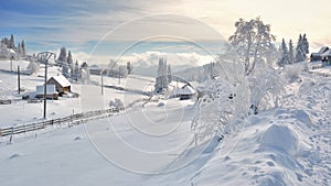 Winter in Transylvania photo
