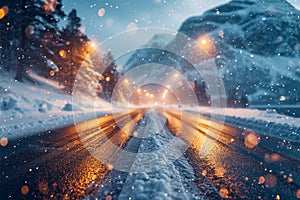 Winter travel tales Adventurous souls sharing stories from frosty road trips