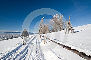 Winter trekking