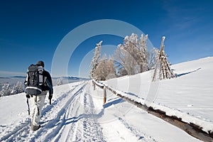 Winter trekking