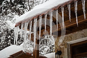 Winter at Trikala Korinthias, Peloponnese, Greece