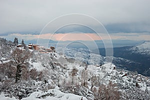 Winter at Trikala Korinthias, Peloponnese, Greece
