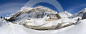 Winter Valley Panorama, Austria