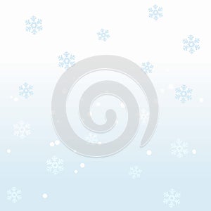 winter vector snowflakes background illustration