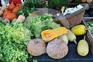 Winter vegetables market