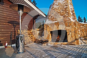 Winter verandah