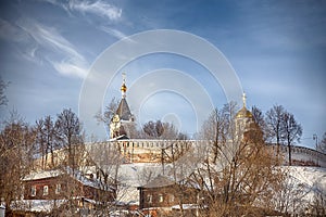 Winter view of the ancient Russian city of the Golden ring Vladimir