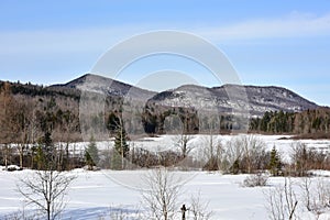 Winter view of Dug and East Mountains