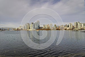 Winter view at False Creek