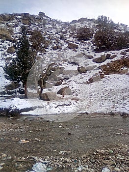 Winter view of Hanna Orrak Quetta photo