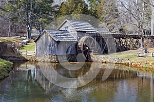 Winter View of Mabry Mill, Virginia