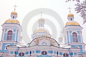 Winter view of Nicolsky Sobor photo