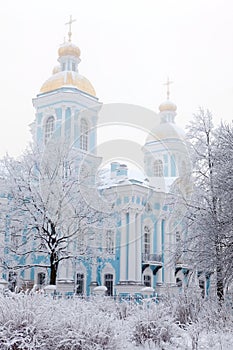 Winter view of Nicolsky Sobor photo