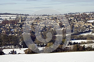 England, Cotswolds, Painswick, winter photo