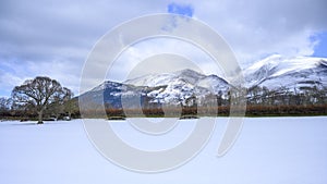 Winter view towards Skidaw