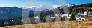 Winter view from Velka Fatra mountains