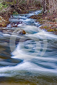 Winter View of Wild Mountain Trout Streams