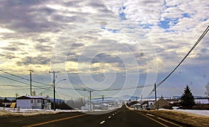 Winter views of Canada during day