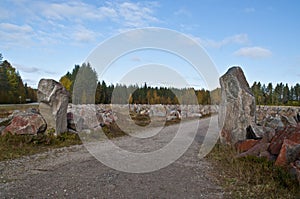 The Winter War Monument near Suomussalmi, Finland photo