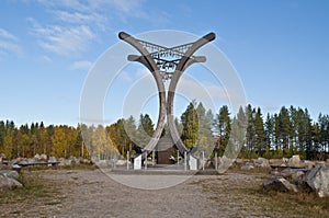 The Winter War Monument near Suomussalmi, Finland