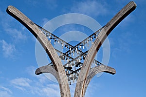 The Winter War Monument near Suomussalmi, Finland