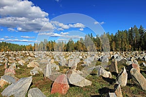 The Winter War Monument at Suomussalmi, Raate Road Battle, Karelia, Finland photo