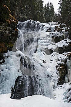 Winter waterfall