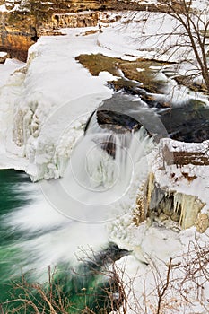 Winter Waterfall photo