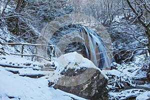 Winter waterfall