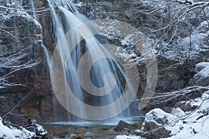 Winter waterfall