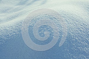 Winter white snow surface