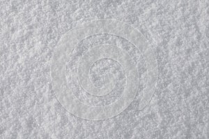 Winter white snow surface