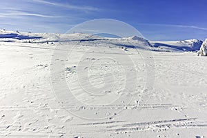 Winter wiew of Vitosha Mountain, Bulgaria