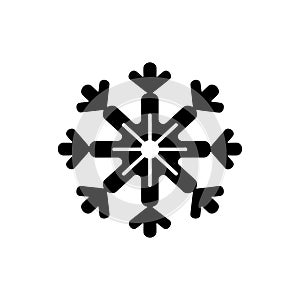 Winter wonder snowflake icon