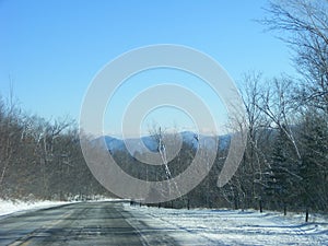 Winter Wonderland in Lake Placide New York