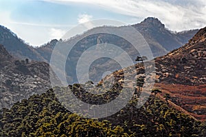 Winter Yanshan Mountains