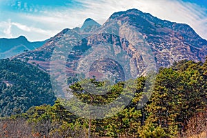 Winter Yanshan Mountains