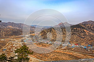 Winter Yanshan Mountains