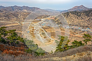 Winter Yanshan Mountains