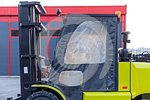 Winterize Forklift Canvas Cabin