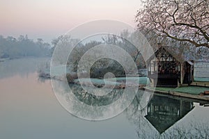 Winters Morning On River Thames