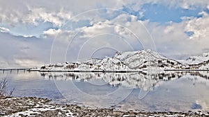 Winterscape in Lofoten photo