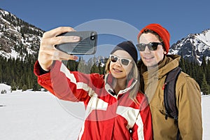 Wintersport Selfie photo