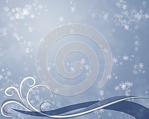 Wintertime abstract background photo