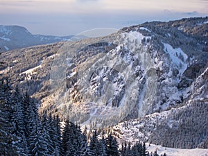 Winterwonderland around Hirschberg in the German Alps